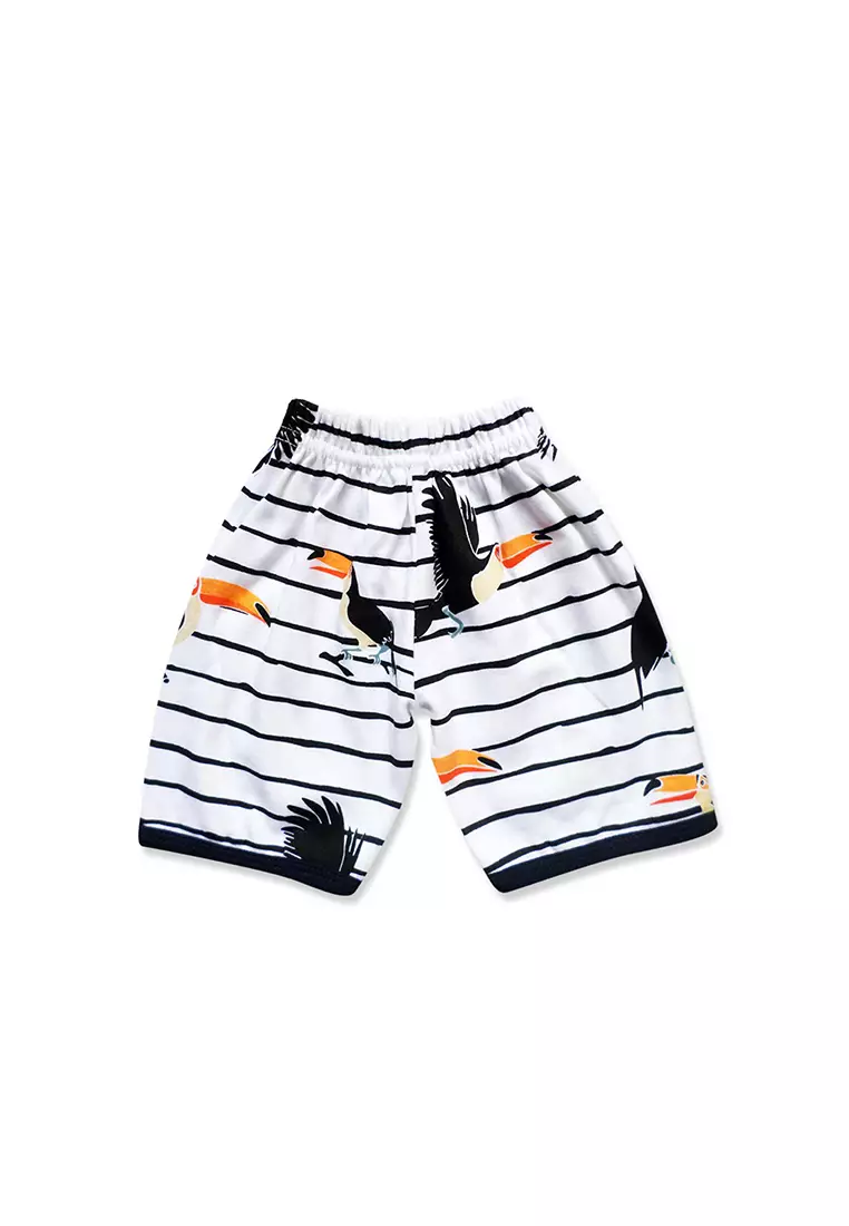 Skabe Pakaian Bayi Anak Laki Laki Baju Atasan Singlet Motif Bird Setelan Celana Kaos Full Print All Size Baby Putih Untuk Usia 3 Bulan Hingga 3 Tahun 3172 Everyday