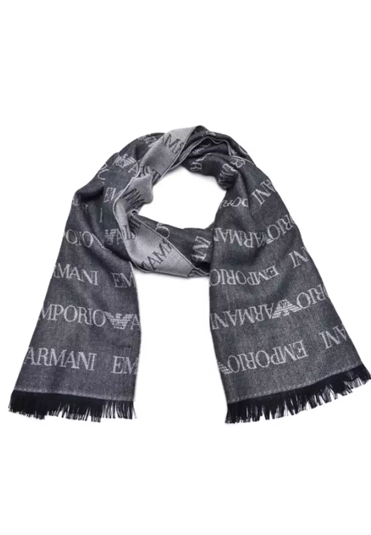 Buy Emporio Armani Emporio Armani Wool with acrylic men s scarf