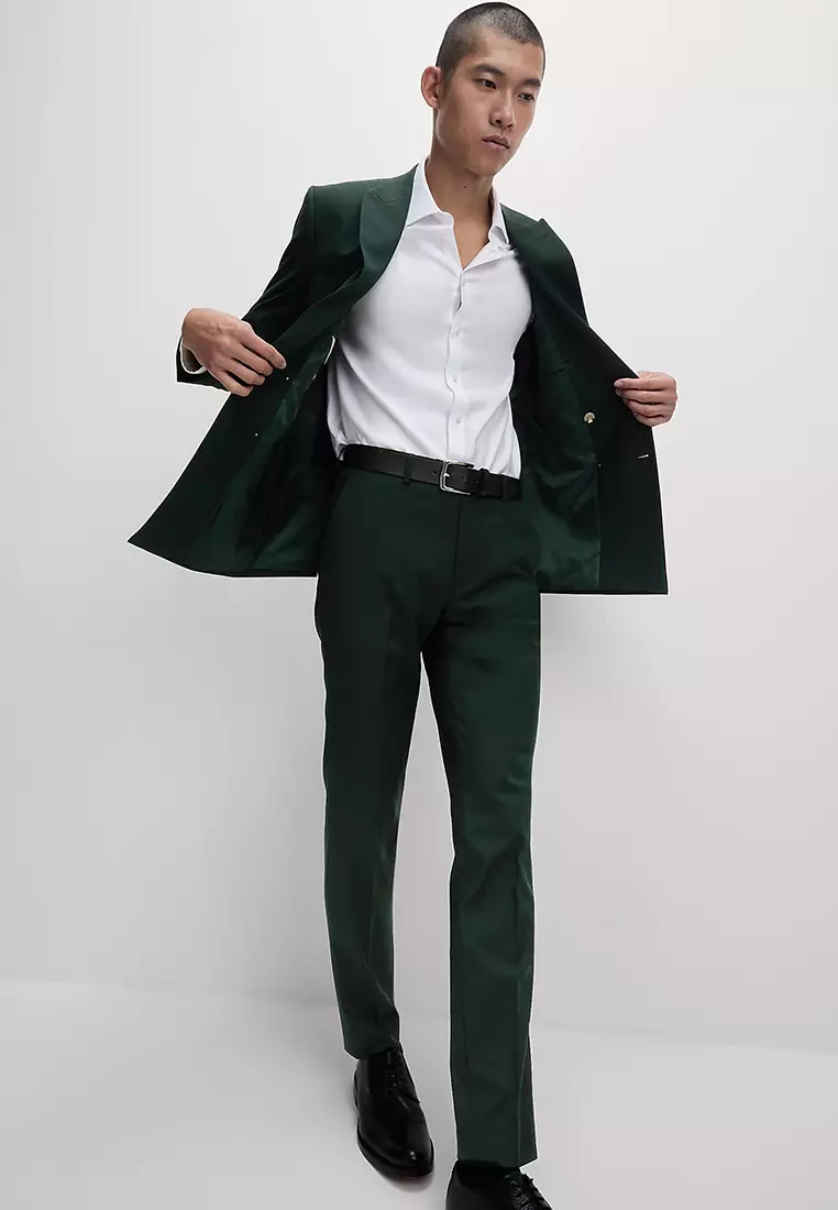 Slim Fit Stretch Suit Trousers