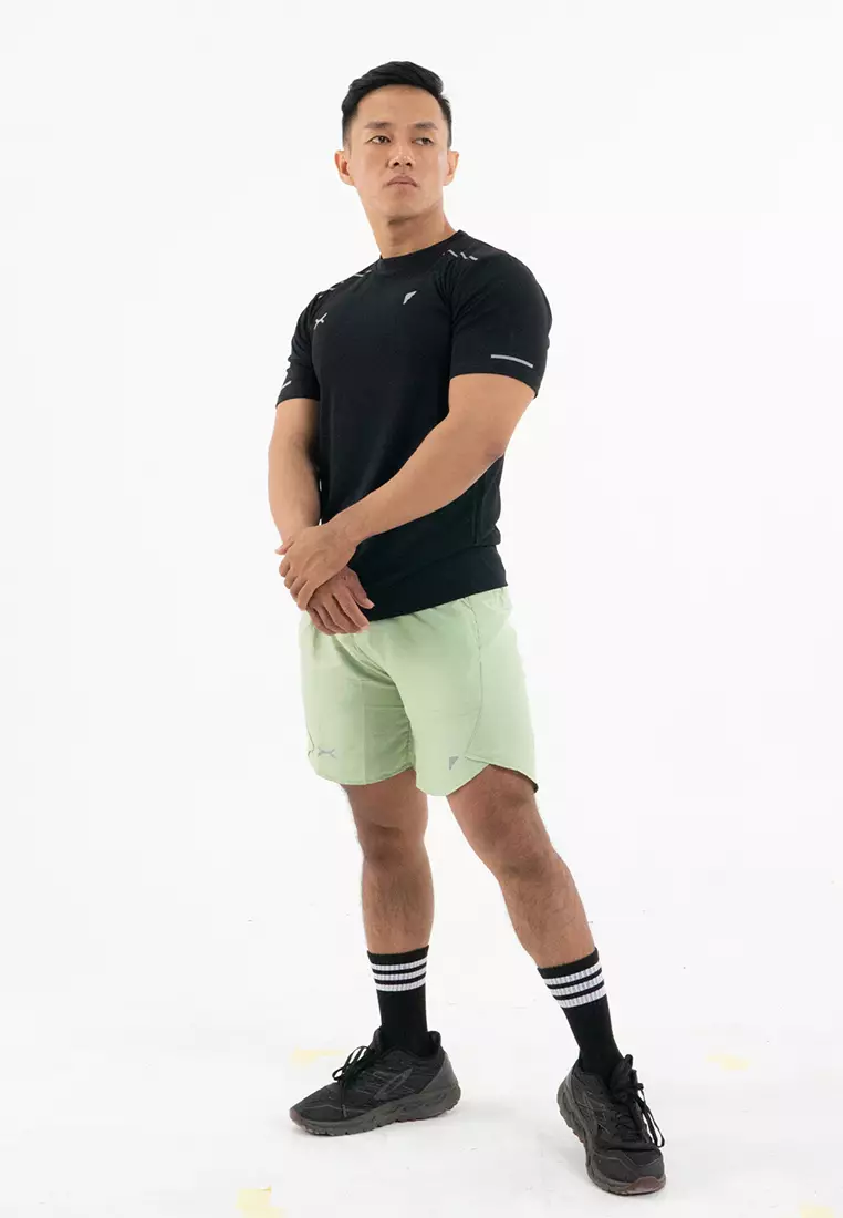 Running Shorts 7 inch Super Light Green