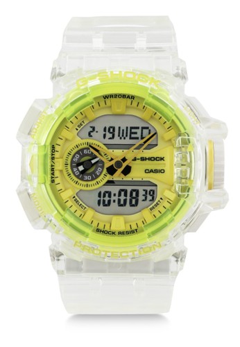 Jual G Shock Casio G Shock Jam Tangan Pria White Yellow Resin Ga 400sk 1a9dr Original Zalora Indonesia