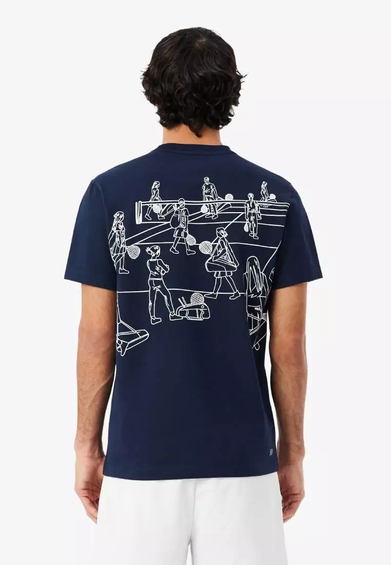 Ultra Dry Printed Tennis T-shirt