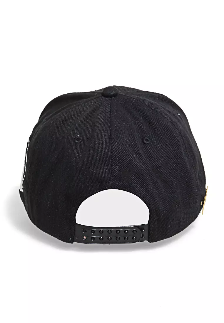 Bryan Aksesoris Fashion Topi Snapback Pria Bordir ABU BAKAR Material Rafel ORIGINAL - Black
