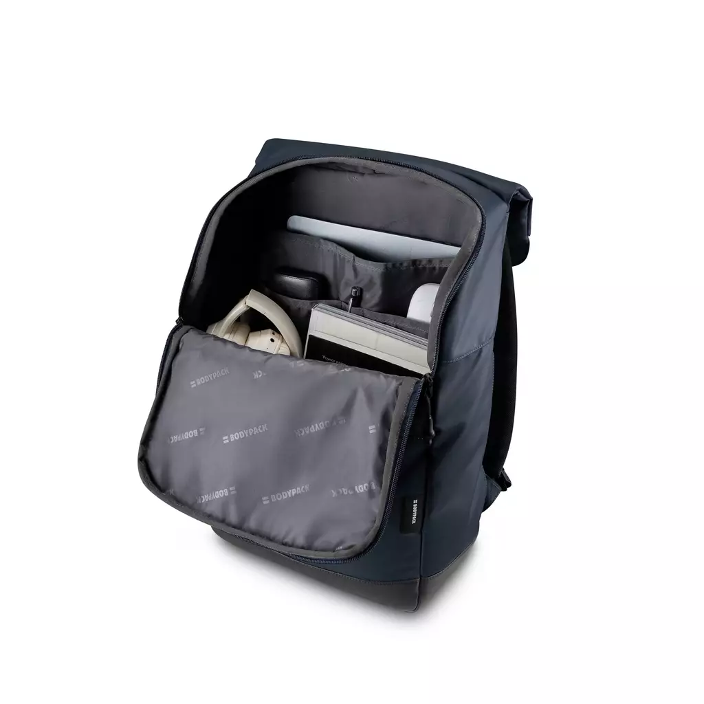 Modest 1.3 Laptop Backpack 15-Inch Tas Ransel Kerja Kuliah Sekolah Durable Tahan Air 20 L - Navy
