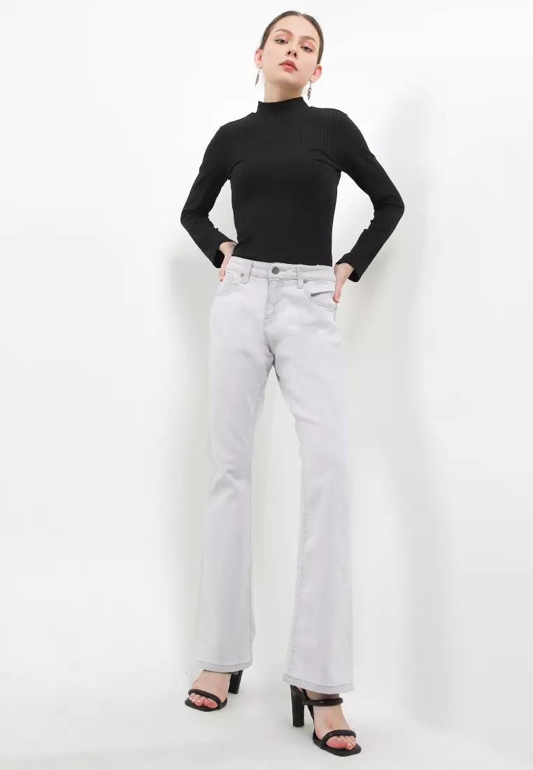 Flare Stretch Denim Pant FBW365