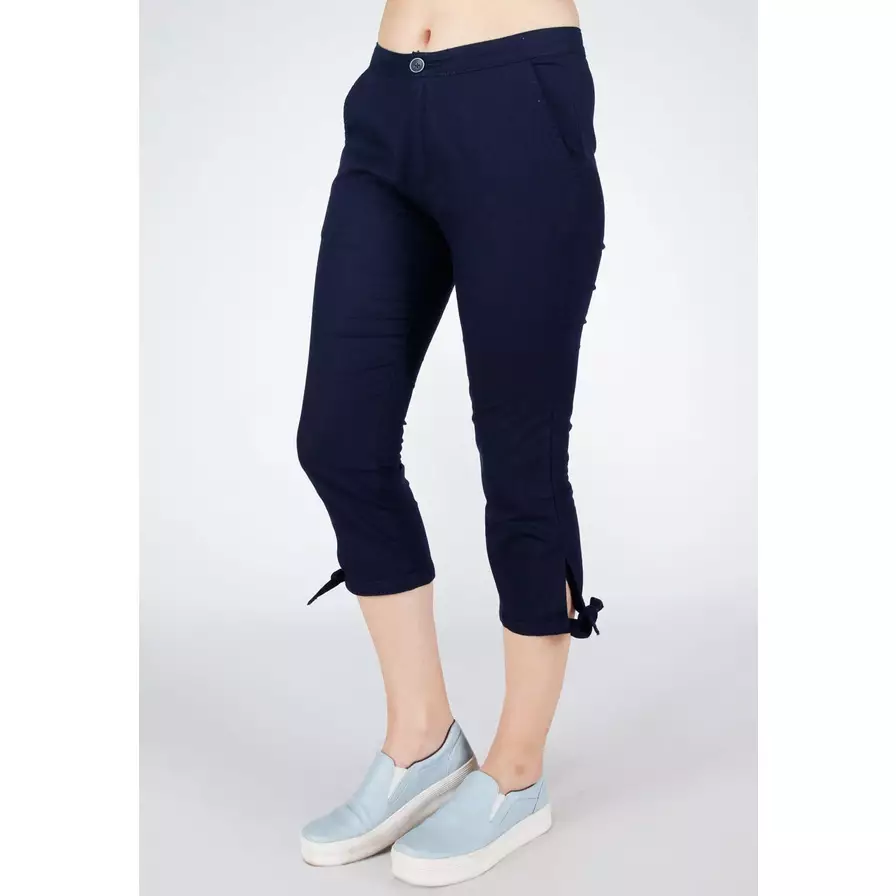 Celana Wanita Loony Black Capri