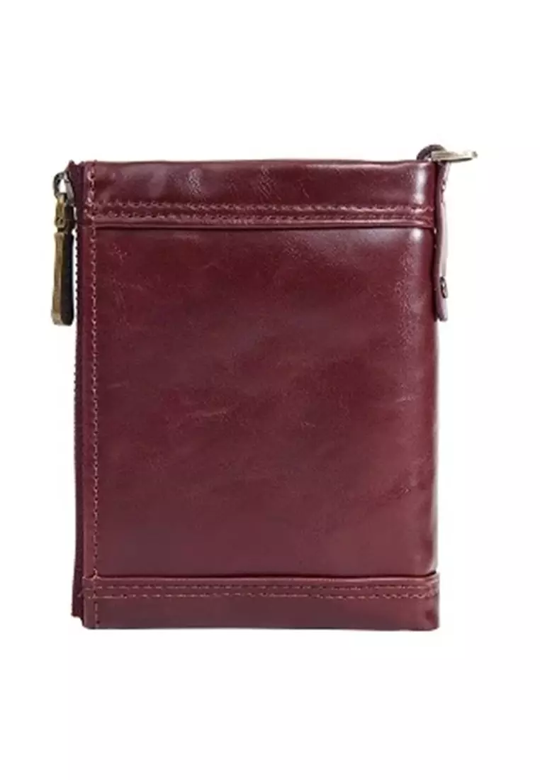 Dompet Pria Lipat Pendek Bahan Kulit PU Leather Premium BAEOS ORIGINAL