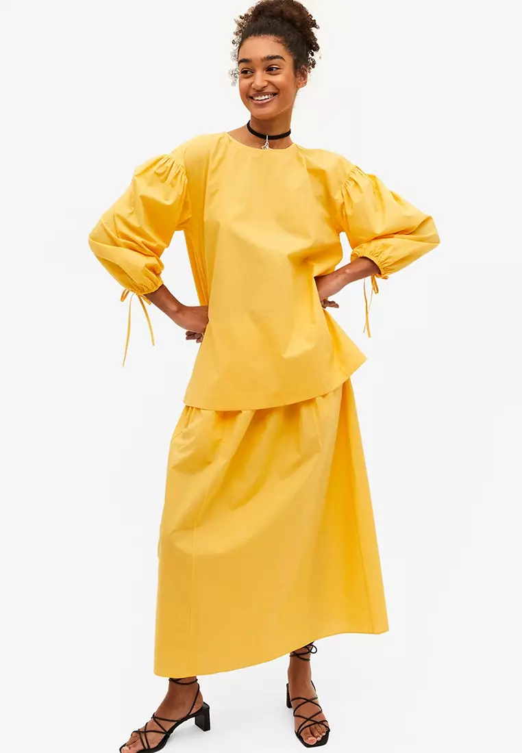 Yellow blouses hot sale at target