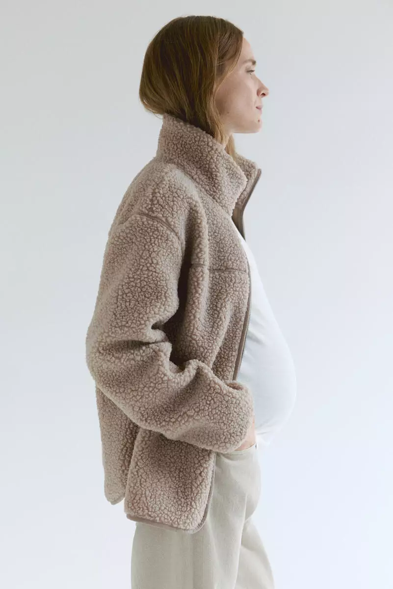 MAMA Before & After Babywearing teddy jacket