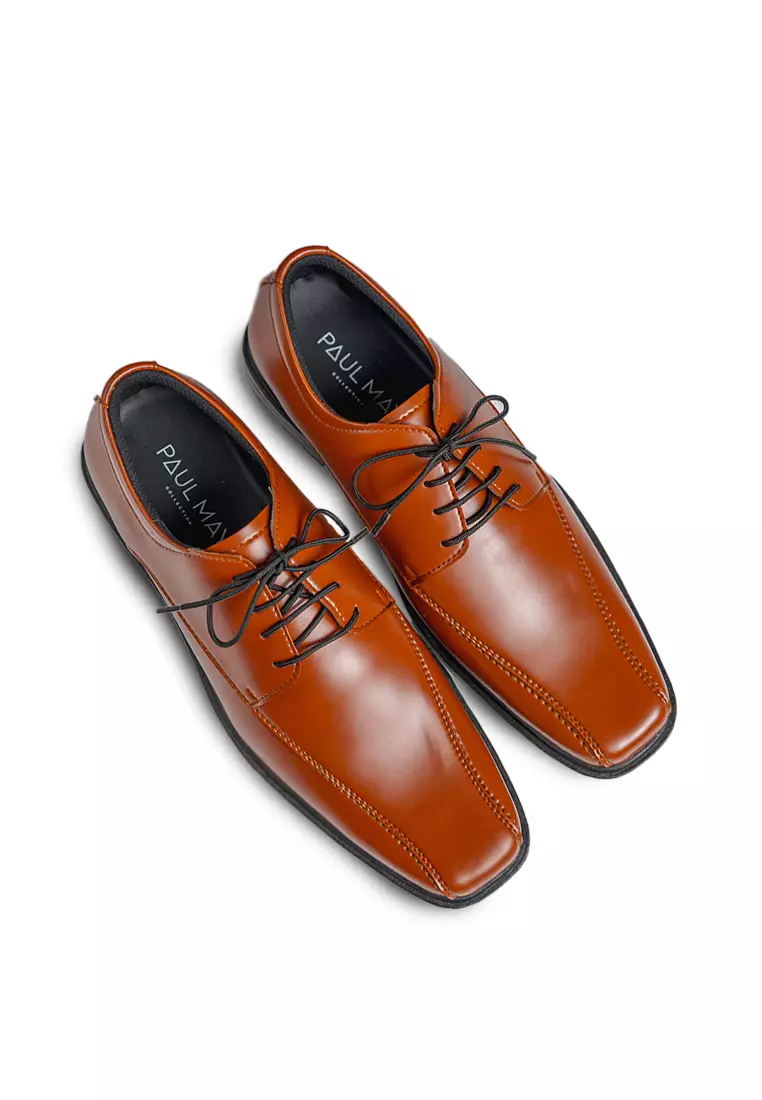 PAULMAY - Sepatu Formal Casual Pria Wina 66 Tan