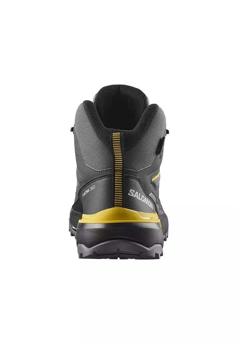X ULTRA 360 MID GORE-TEX Men's Hiking Boots in Castlerock/Black/Spicy Mustard