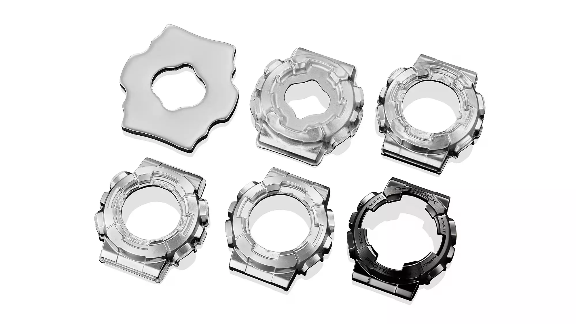 G-Shock G-Steel - Jam Tangan Analog Digital Pria - Silver - Stainless Steel - GM-110D-8A