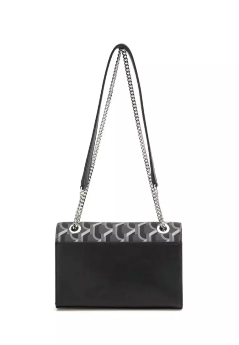 韓国大人気[rosa.K]AMELIE MONOGRAM SHOULDER SECRET BLACK_SM Jual ROSA.K Amelie Monogram Shoulder Secret Black SS