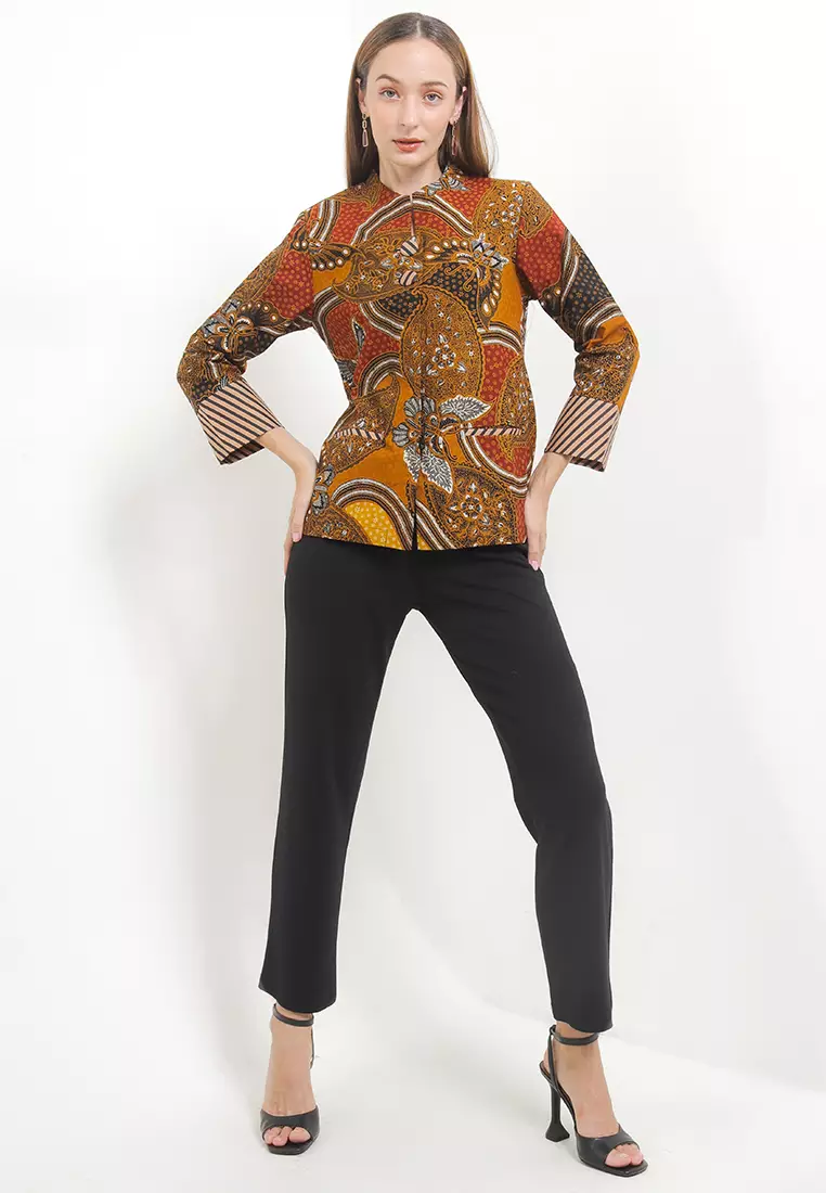 Blouse Lengan Panjang Atiyya Red Series