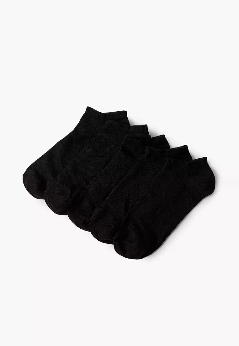 MARKS & SPENCER M&S 5pk Cotton Rich Trainer Liner Socks - T60/7552 2024, Buy MARKS & SPENCER Online