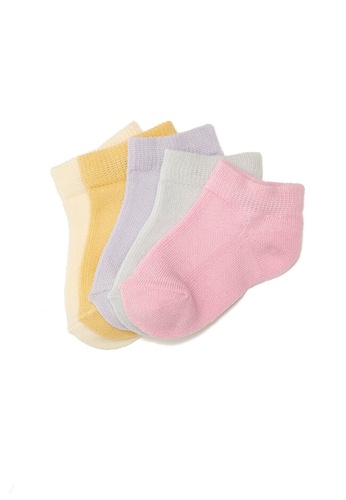 LC WAIKIKI pink Basic Baby Girl Booties 5-Pack 5CEC5KAC931510GS_1