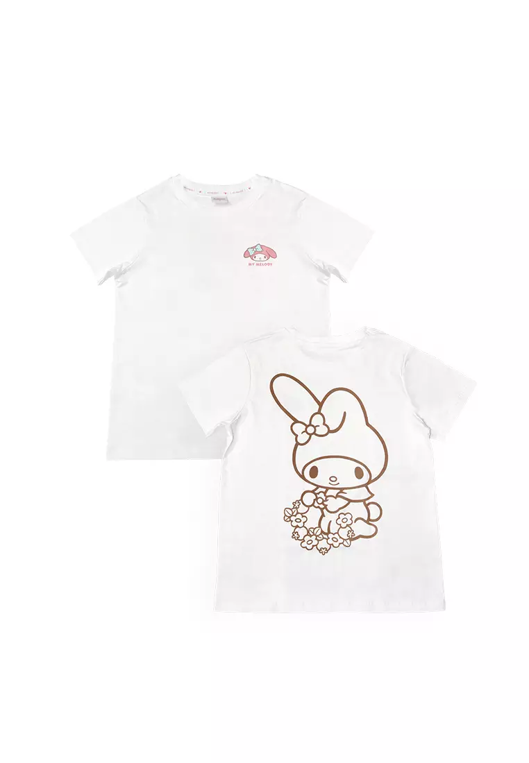 Ladies Licensed Graphic T-Shirt "My Melody Flower Crown"