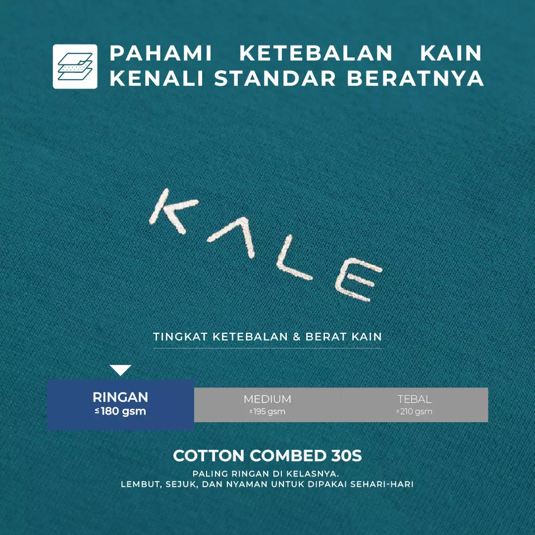 Kale Arion Dark Tosca / T-Shirt Pria Lengan Pendek / Unisex