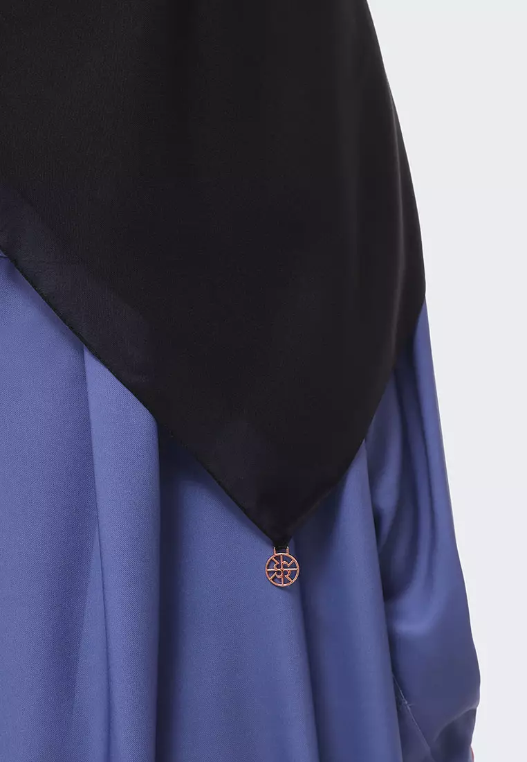 Ria Miranda Black Rarina Scarf