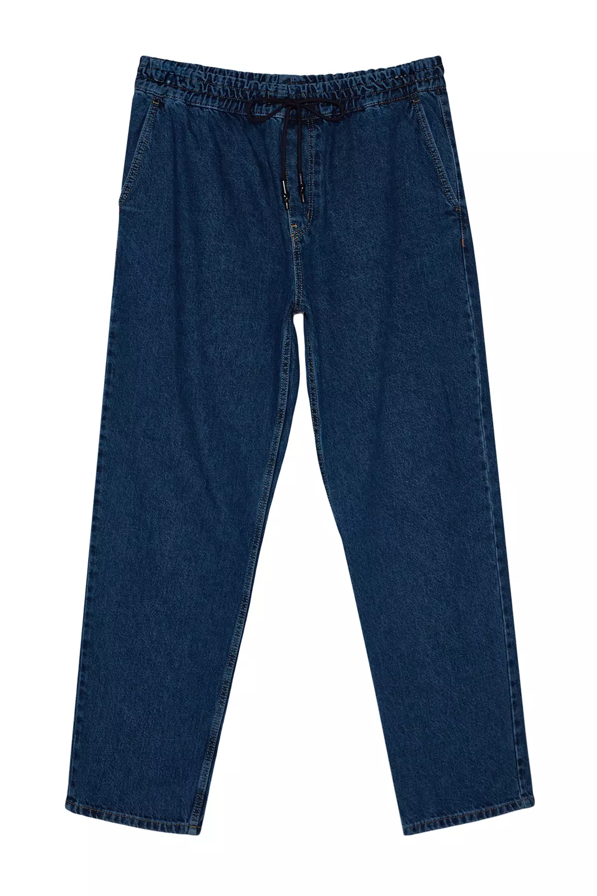 Denim Elastic Waist Jeans