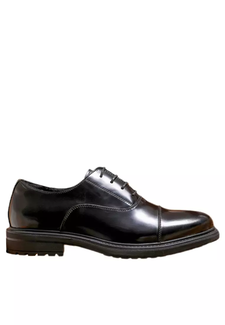 Mens black oxford brogues sale