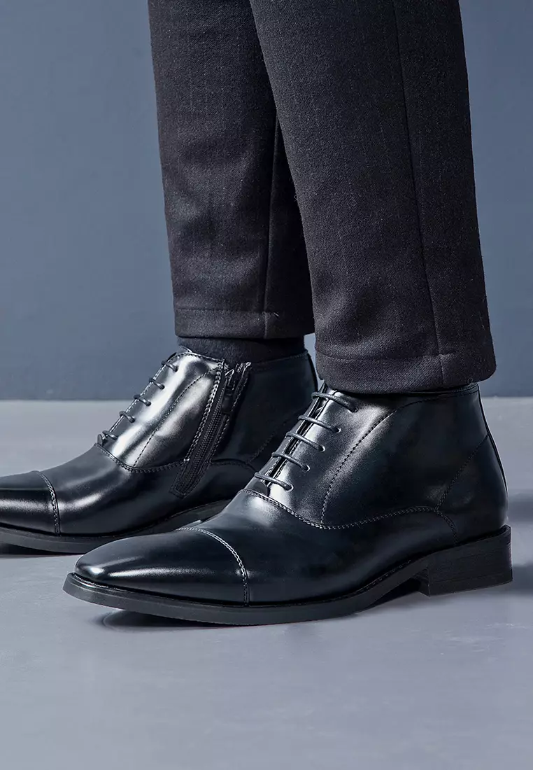 High Top Faux Leather Oxford KB901H