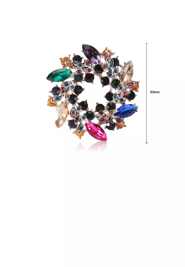 Geometric brooch clearance