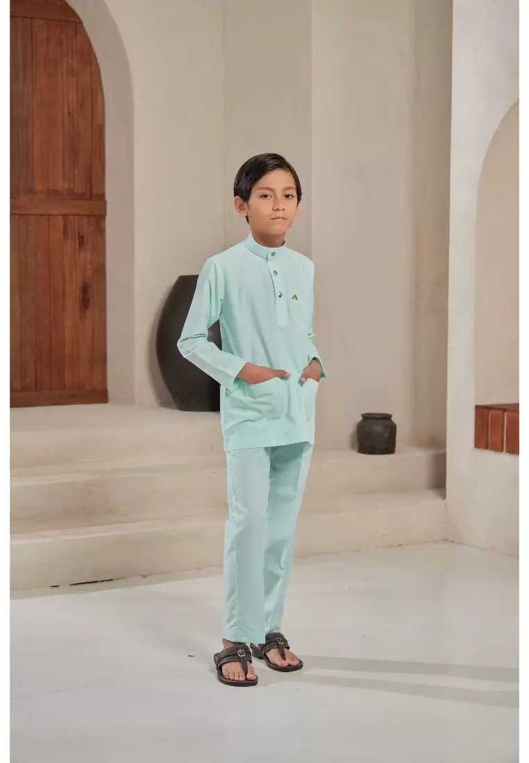 Baju Melayu Moden Cekak Musang for Kids