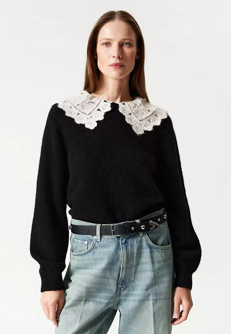 Buy & Other Stories Crochet Collar Knit Jumper 2026 Online | ZALORA