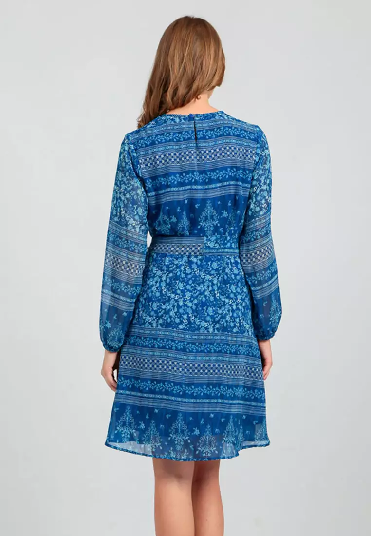 Chanira Kamila Dress-Blue Multi