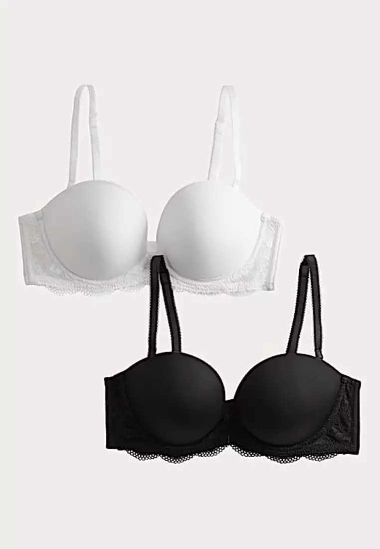 2pk Wired Multiway Push-Up Bras