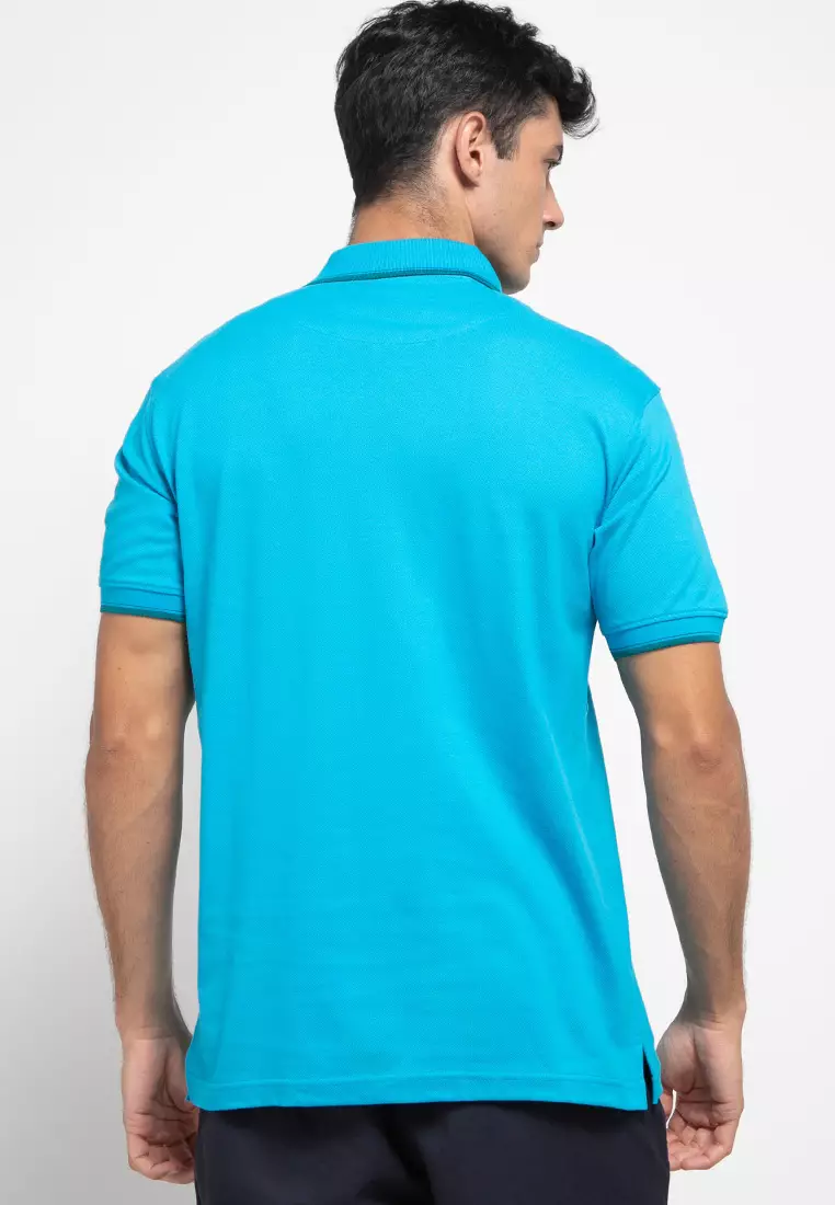 Crocodile COLE Cerulean Baju Kaos Kerah Pria Men Polo Original Relax fit
