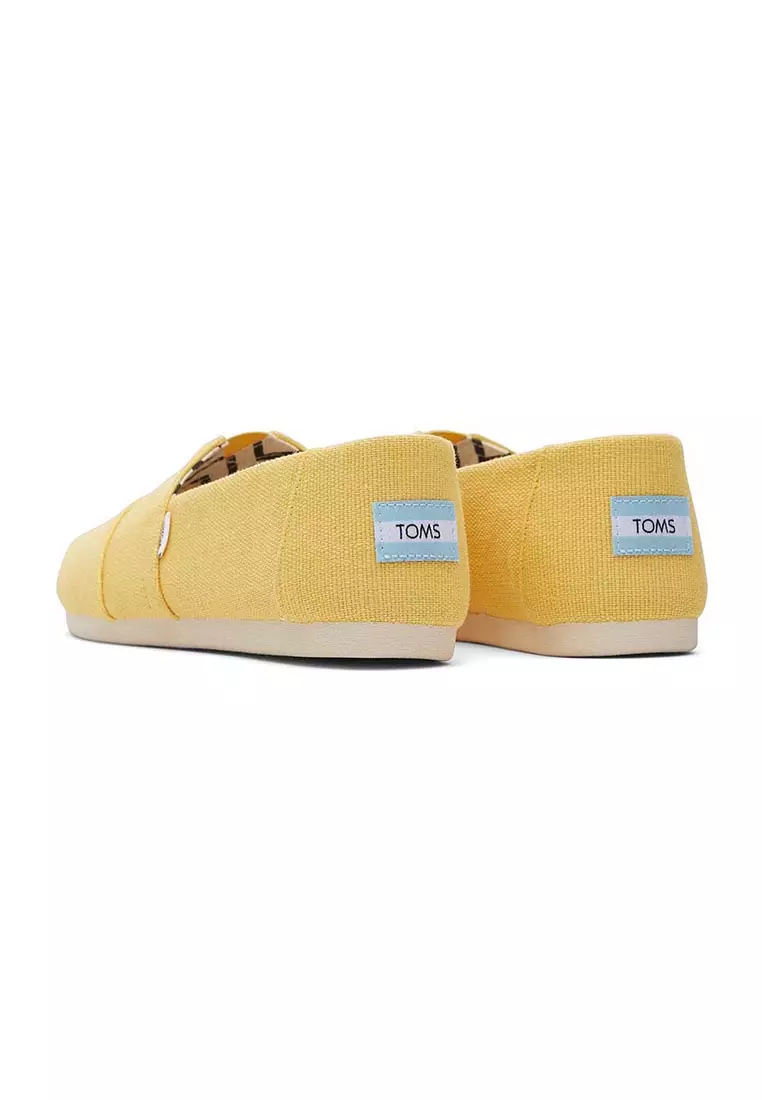 Women Alpargata Pineapple Yellow Heritage Canvas Shoes