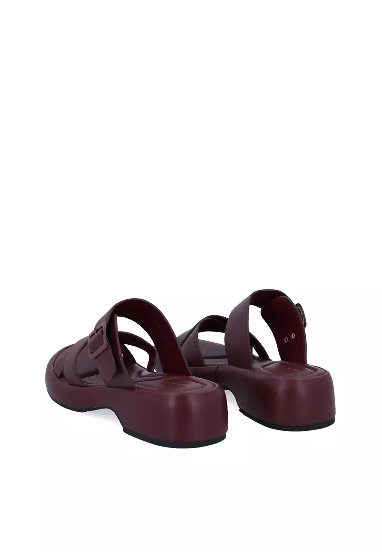 Maroon Tranquil Stride Sandals