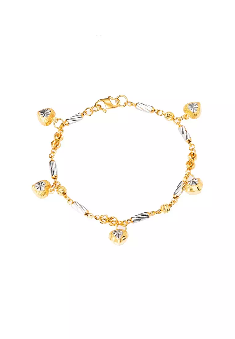 HABIB 916/22K Yellow and White Gold Bracelet 3122(J)