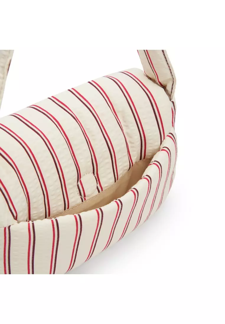 Tracey Puffy Plush Bow Crossbody