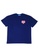 Extroverted Introvert blue Heart Logo Oversized Royal Blue Tee 079E8AA3F9818EGS_1