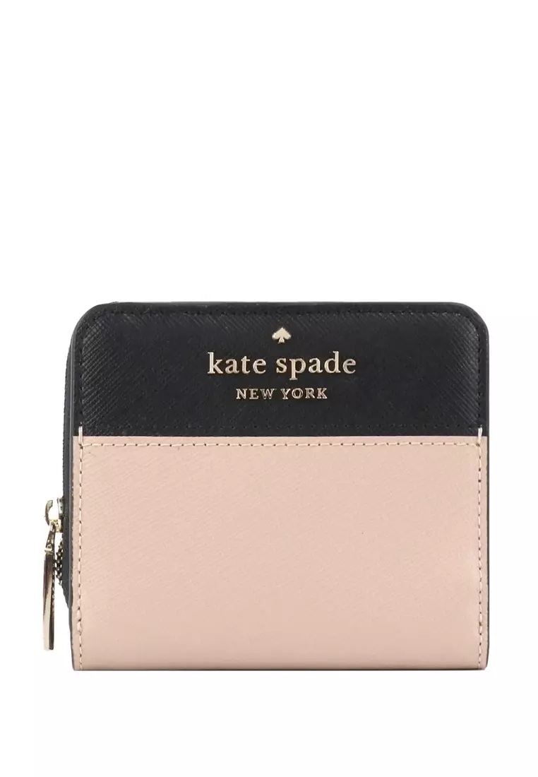 With+Tag+Kate+Spade+Staci+Small+L-zip+Bifold+Wallet+in+Black+100+Authentic  for sale online