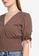 Abercrombie & Fitch brown Tie Sleeve Smock Waist Top A8C34AA36E465CGS_2