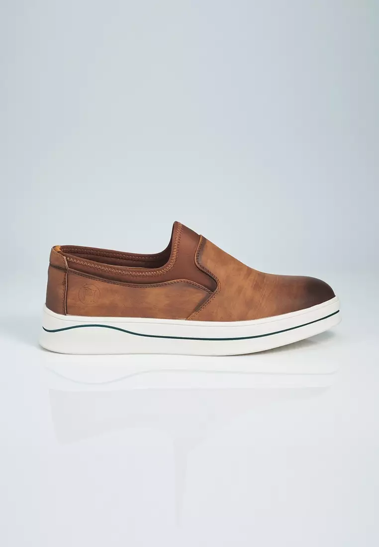 Discount on POLO HILL  shoes - SKU: POLO HILL Men Slip On Laceless Boat Shoes