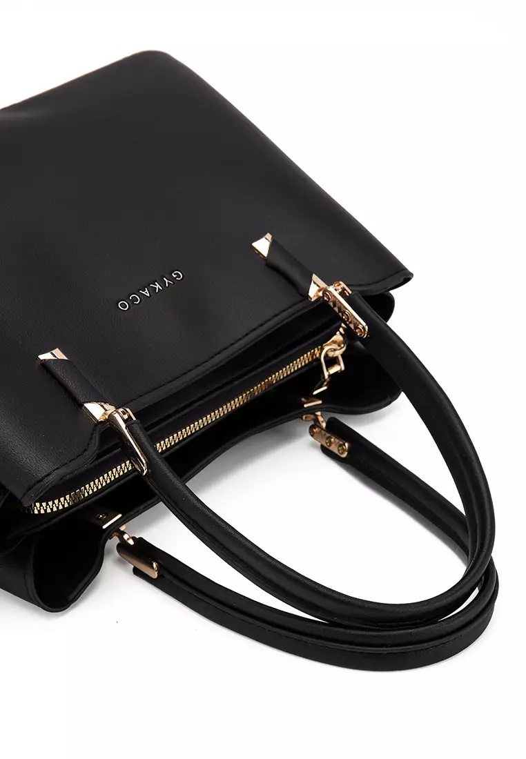 GYKACO WILLOW Black - Tas Wanita Hand bag - Fashion Top Handle Bag (Import)