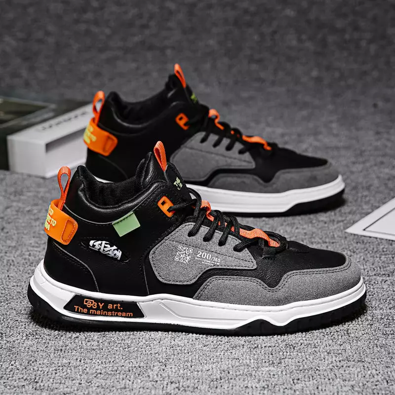 Sepatu Pria Sport Sneakers Cowok Sepergelangan Kaki H2052