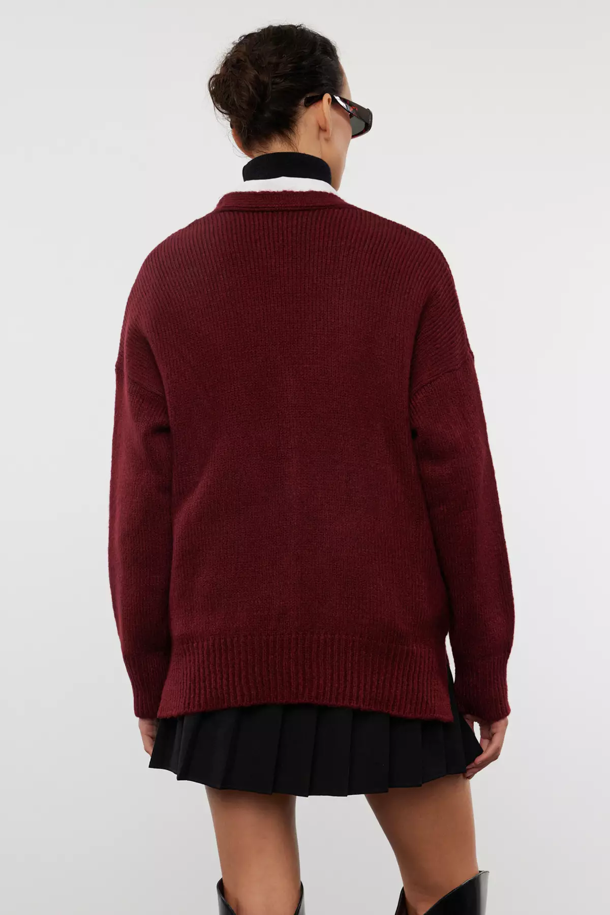 Basic Soft Textured Knit Cardigan