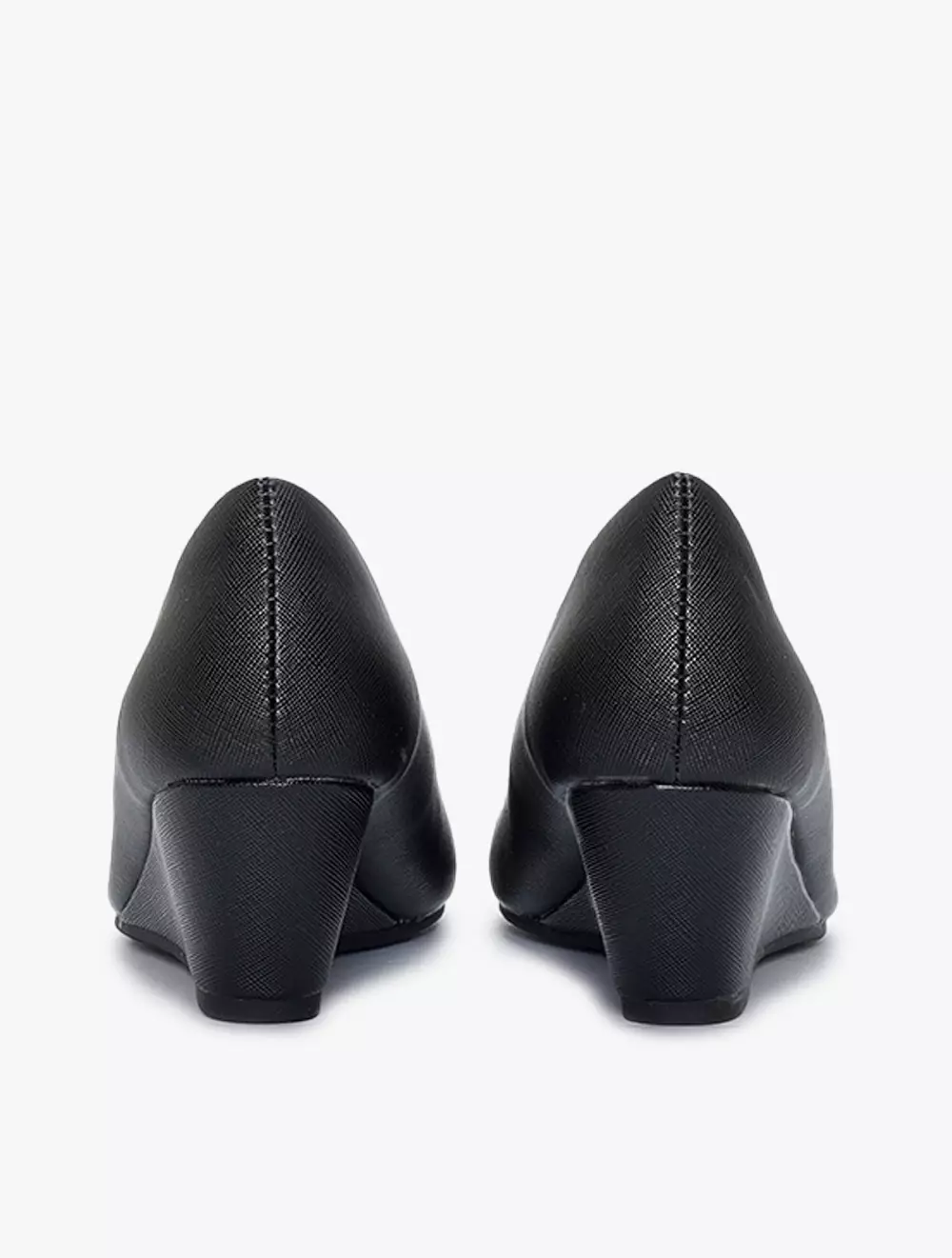 Payless Chrissie Womens Royal Wedges - Black_04