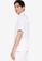 ck Calvin Klein white Refined Poplin SS Zip-Up Shirt - Embroidered Logo 4B0FDAA684BF7AGS_2