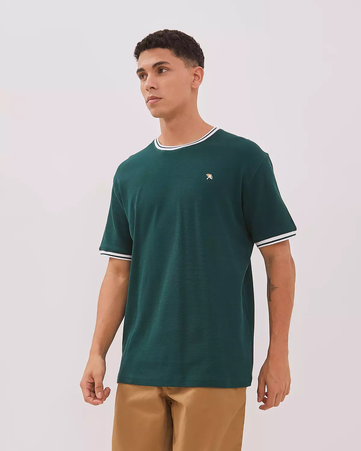 MEN'S GREEN SHORT SLEEVE T-SHIRT