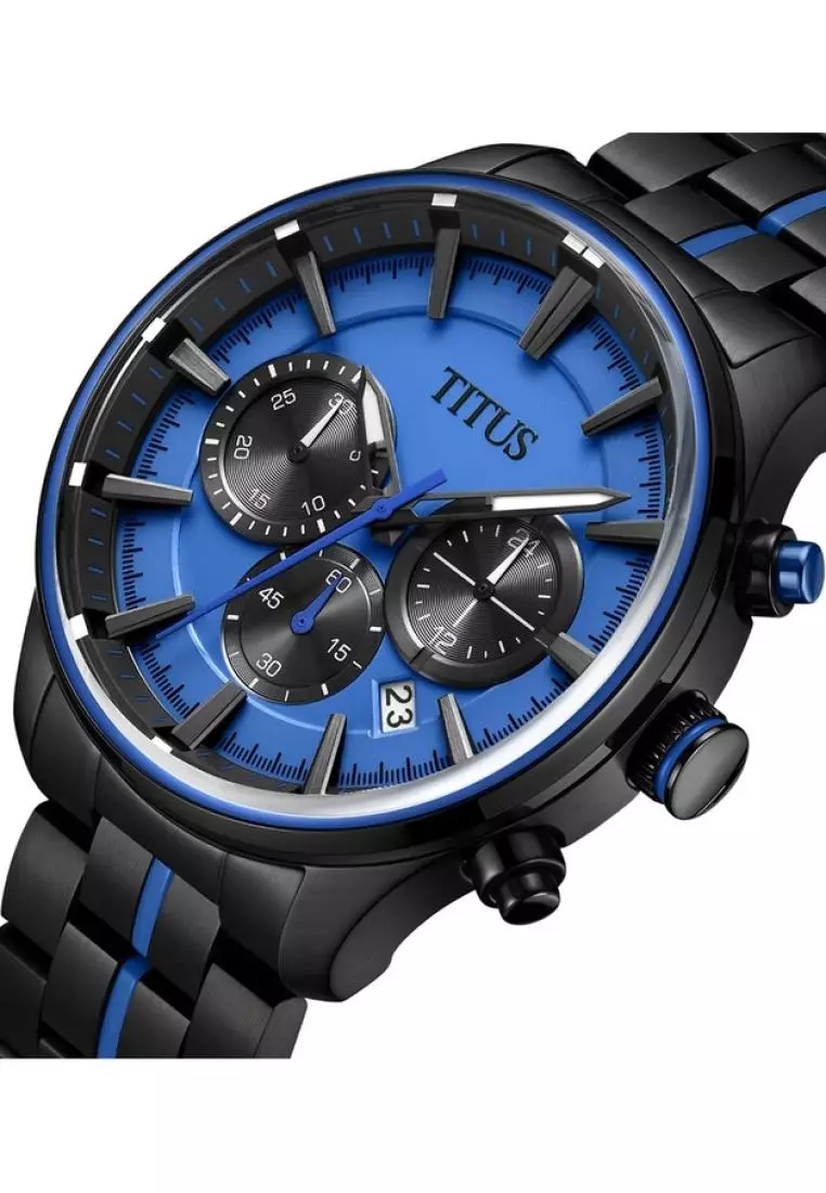 Buy Solvil et Titus Saber Men Chronograph Quartz in Blue Dial and