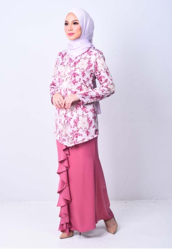 Buy Dalise Kurung Modern from KAMDAR in Pink at Zalora