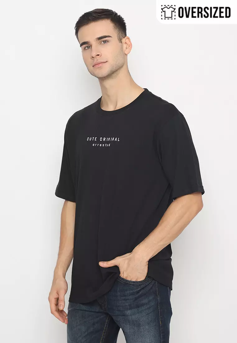 RBJ Unisex T-Shirt Teddy Cotton Combed Oversized Pria 2079350011