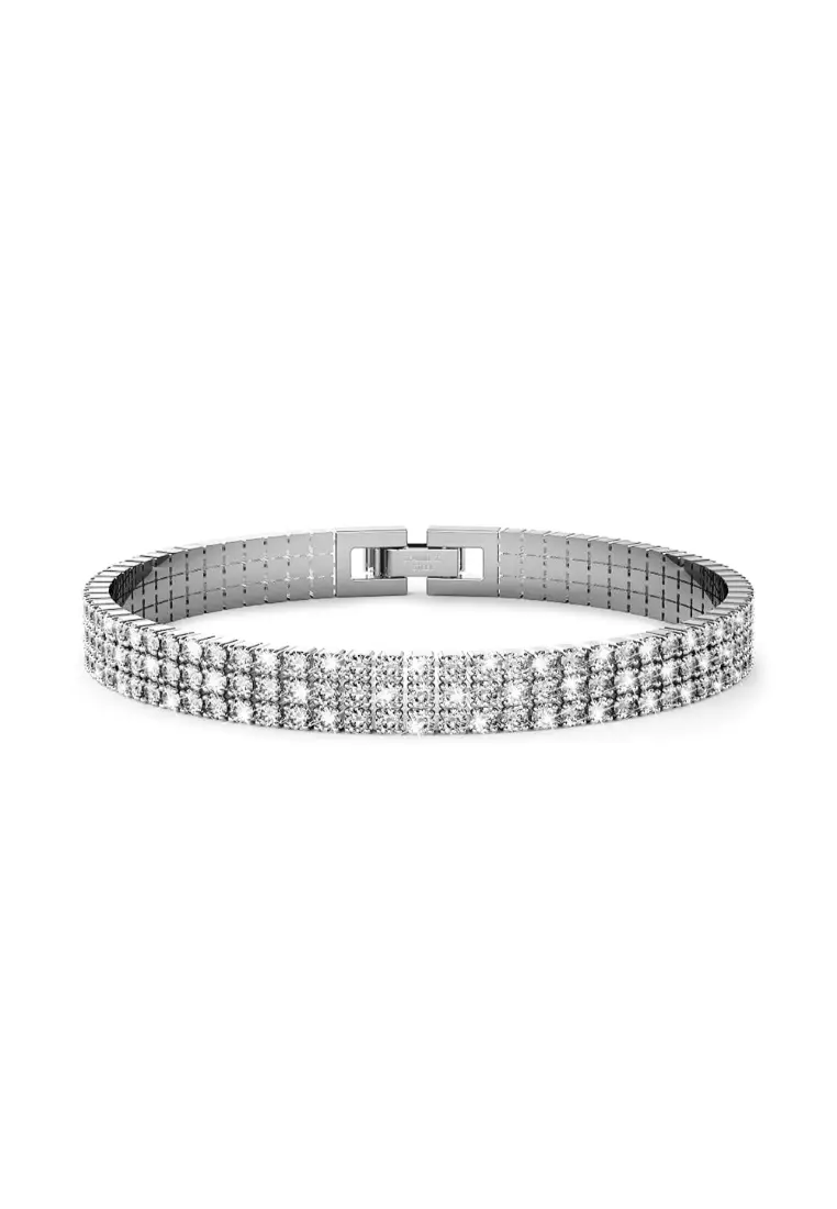 Gold and silver diamond bracelet online